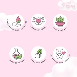 RENEE Princess Snowball Lip Balm, Pink, 0.10 oz, Shea Butter and Vitamin E Enriched