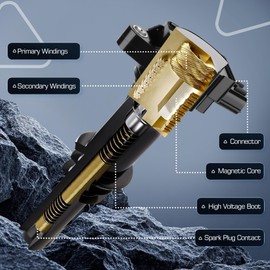 Set of 4 Ignition Coils Fits for 2.5 L4 2007 2008 2009 2010 2011 2012 Nissan Altima Sentra Rogue Versa Infiniti FX50 QX60 Coil Packs 2.5L 2.0L 1.8L Replaces UF549 GN10241 C1696 5C1753