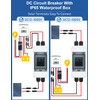 DIHOOL Interruptor de desconexión de paneles solares de 60 amperios,