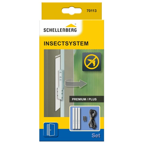 Schellenberg 70113 Fly Screen Balcony Door Adaptor Set for Fly