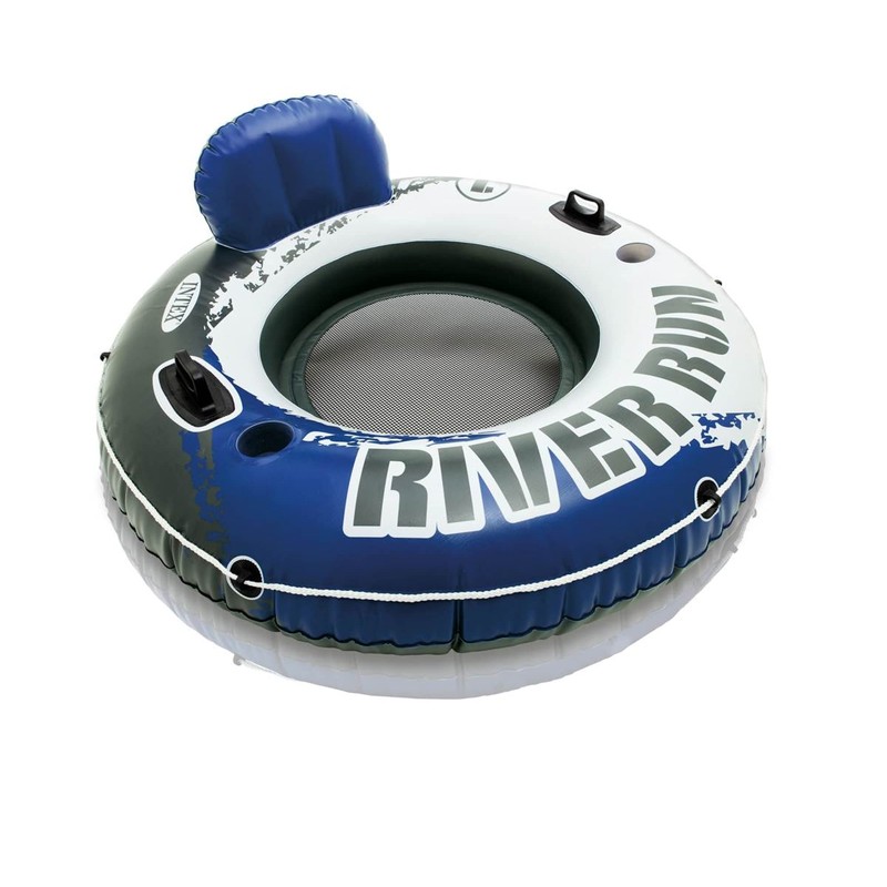 Intex River Run 1-Person Inflatable Floating Water Lounge Tube Raft