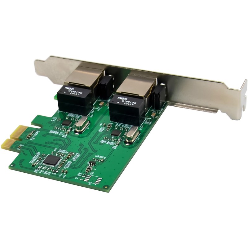 InLine 51128K Dual Gigabit Network Card with 2X RJ45 PCIe