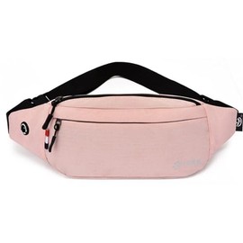 YUNHE Unisex Bumbag Waist Fanny Pack Running Belt Bum Bag with Headphone Jack and Zipper Pockets Adjustable Belt for Outdoors Workout Hiking Gifts for Men Women (B2103#-3)