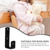 1 Set Rubberized Ladder Hook Bunk Bed Ladder Accessory Bunk