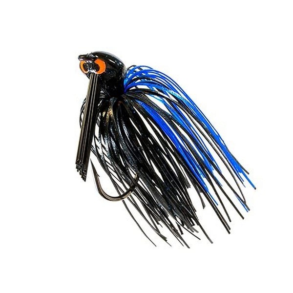 Z-man CEFL38-01 Crosseyez Flipping Jig, Size 4/0 Hook, 3/8 oz,