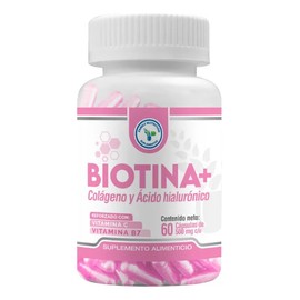 Biotina  Colageno  Ácido Hialurónico 60 Caps