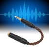 4.4mm Balanced Female to 3.5mm Stereo Male Adapter Cable Gold