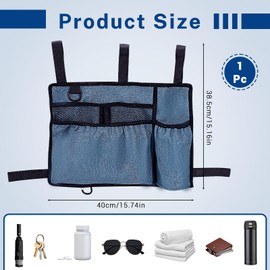 Senior's Walker Bag, Walker Baskets for Rolling Folding Walker, Walker Accessories Bag, Walker Pouch for Folding Walker