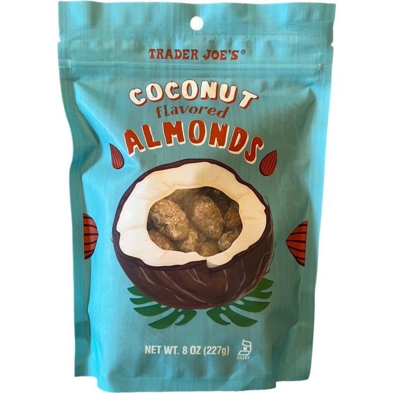 Trader Joe's Coconut Flavored Almonds (Pack of 2)