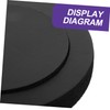 TEHAUX 2 Set Car Speaker Spacer Rings Solid Speaker Pads