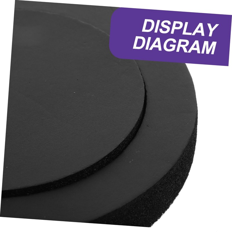 TEHAUX 2 Set Car Speaker Spacer Rings Solid Speaker Pads