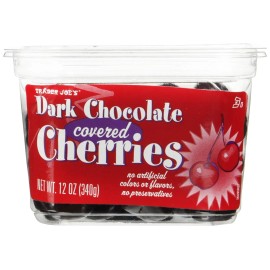 Trader Joe's 4 Packs Trader Joe's Dark Chocolate Covered Cherries 12 oz Each Pack