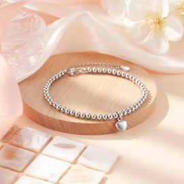 Aunis Retirement Gifts for Women 2025 Coworker Colleague Sweet Heart Bracelet Thank You Gifts for Women Friend Teacher