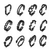 TOBENY 12PCS Adjustable Toe Rings for Women Flower Arrow Band