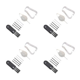 ASHATA Puntas de Lápiz Capacitivo de Repuesto para Galaxy Tab S7 FE T733, 4 Juegos de Puntas de Lápiz Táctil con Herramienta, Puntas de Lápiz Capacitivo para Tableta,