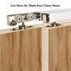4 Pack Bypass Door Soft Close/Open Hangers Fit Johnson Part