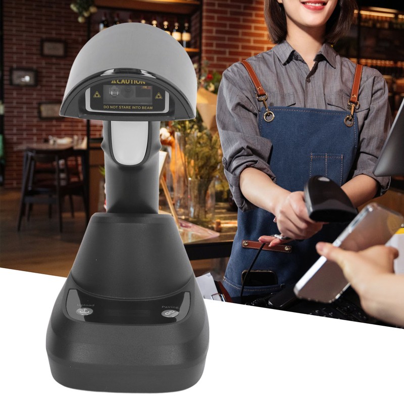 Bluetooth Barcode Scanner Wireles 1D 2D Bar Code Reader QR