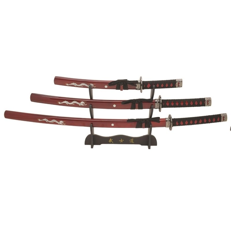 Snake Eye Tactical Two Tone 3 Piece Samurai Katana Set