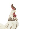 Deco 79 Polystone Rooster Decorative Garden Sculpture Indoor Outdoor Garden
