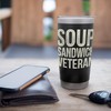 Soup Sandwich Veteran Foodie Gift for Men and Women Stainless