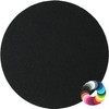 Round place mat felt coaster in 35 cm, black (HF016)