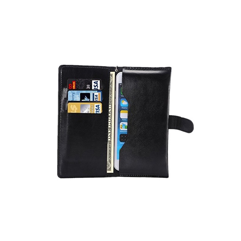 DFV mobile - Cover Premium Synthetic Leather with Card Case