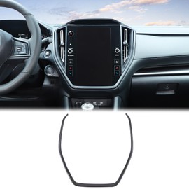 Aunginsy Center Console Navigation Panel Trim Cover Compatible with Subaru Crosstrek/WRX 2022-2025 Car Central Control Navigation Screen Panel Dashboard A/C Air Vents Frame ABS Interior Accessories
