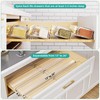 MIUKAA Acrylic Spice Drawer Organizer, 4 Tier - 8 Pack