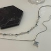 Buyongwant Two Piece Y2k Irregular Starlight Necklace for Women Snake