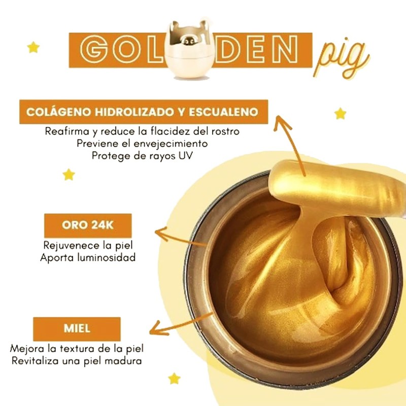 TONYMOLY Golden Pig Collagen Bounce Mask 80ml – 24K Gold,