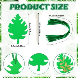 Liliful 60 Set Palm Leaf Crafts for Kids Easter Craft Kit Bulk with 30 Wooden Scratch Tools Palm Sunday Bible Craft Green Palm Leaf Hanging Craft Art Kit for Easter Party Favors