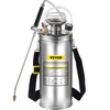 VEVOR 2Gal Stainless Steel Sprayer, Set with 20" Wand& Handle&