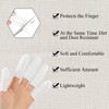 100Pcs Cotton Finger Cots,Finger Bandages Tubular,Thumb Protector,Finger Covers for Flexible