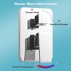 RTOBWEYE 10 Inch Shower Faucet Set, Wall-Mounted Rainfall Shower System