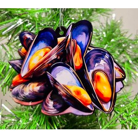 Seafood Mussels Ornament