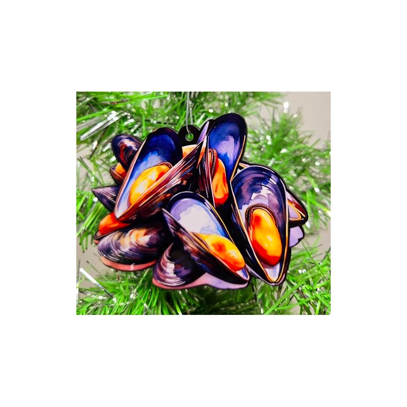 Seafood Mussels Ornament