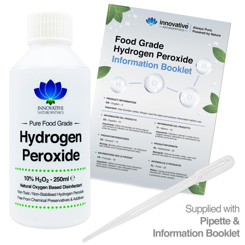 Innovative Naturopathics Food Grade Hydrogen Peroxide - Purest Grade 10%