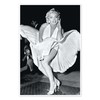 Celebrity Collection Marilyn Monroe Pose Poster 20x30cm Black and White