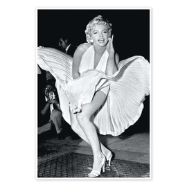 Celebrity Collection Marilyn Monroe Pose Poster 20x30cm Black and White Wall Pictures Wall Decor