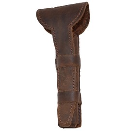 Hide & Drink, Leather Double Edge Safety Razor Protective Case, Shaving Travel Pouch, Handmade Includes 101 Year Warranty :: Bourbon Brown