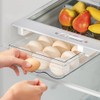 LOMUG Fridge Organiser Eggs, Drawer Egg Holder, Egg Container for