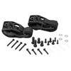 1 Set Black TV Tilt Lock Screw On TV Shelf