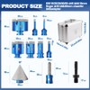 Diamond Core Drill Bit Set - BRSCHNITT Tile Hole Saw