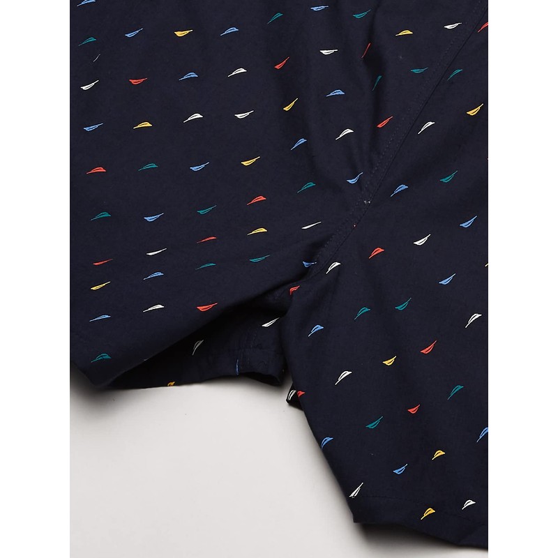 Nautica Men's Classic Cotton Woven Boxer, Sails/Multi, Small