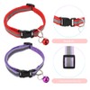 4 Pack Rabbit Adjustable Collars with Bell, Guinea Pig Dragon