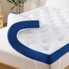 WhatsBedding 5 Inch Memory Foam Mattress Topper Queen for Back
