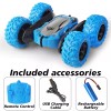 Electronix Express Remote Controlled Double-Sided Stunt Car with Rechargeable Battery