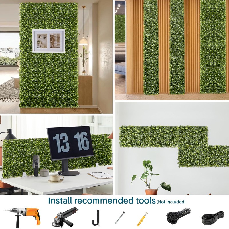 Coarbor Connectors Kit for Artificial Grass Wall Hard Panels Topiary