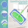 Reusable Mop Pads Compatible with Swiffer Sweeper Mop, Microfiber Dry