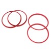 4pcs AC Vent Ring Outer Trim Aluminum Alloy Air Conditioning